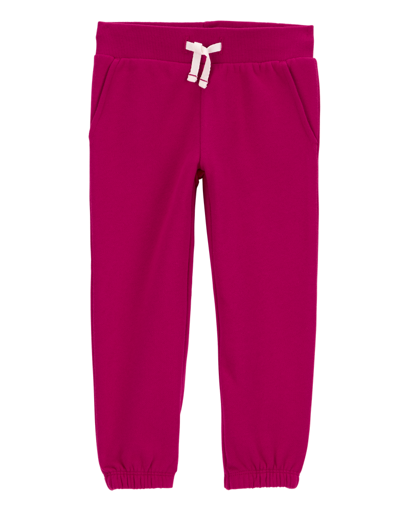 Toddler Pull-On Fleece Joggers, image 1 of 3 slides