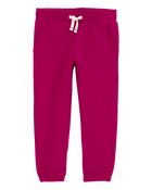Toddler Pull-On Fleece Joggers, image 1 of 3 slides