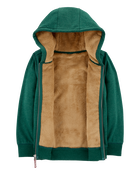 Kid Zip-Up Fleece Hoodie, image 2 of 4 slides