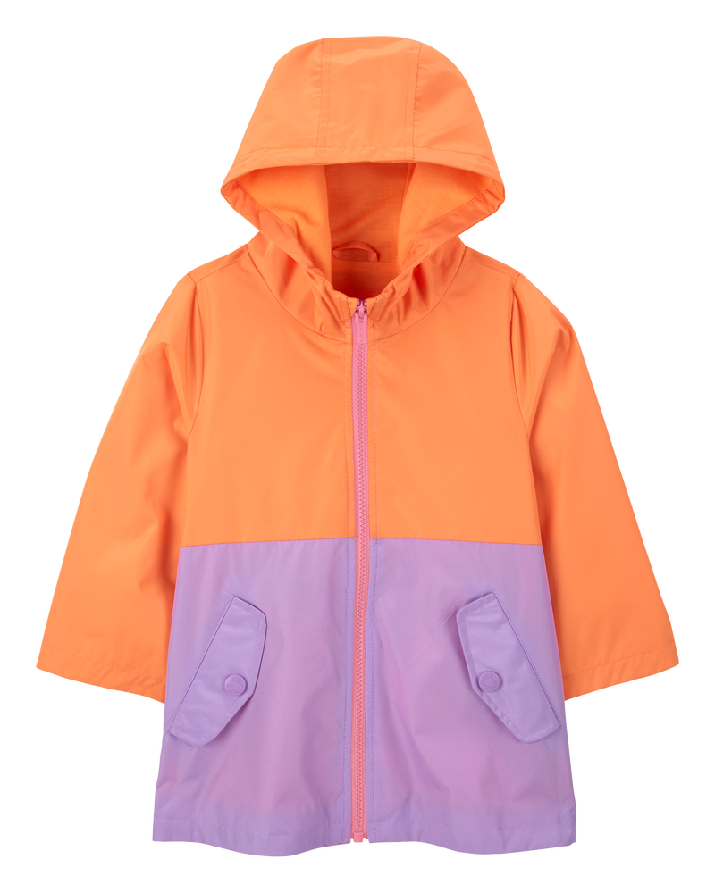 Baby Colorblock Rain Jacket, image 1 of 3 slides