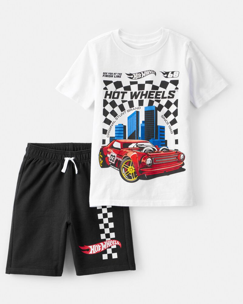 Kid 2-Piece Hot Wheels Outfit Set, image 1 of 4 slides