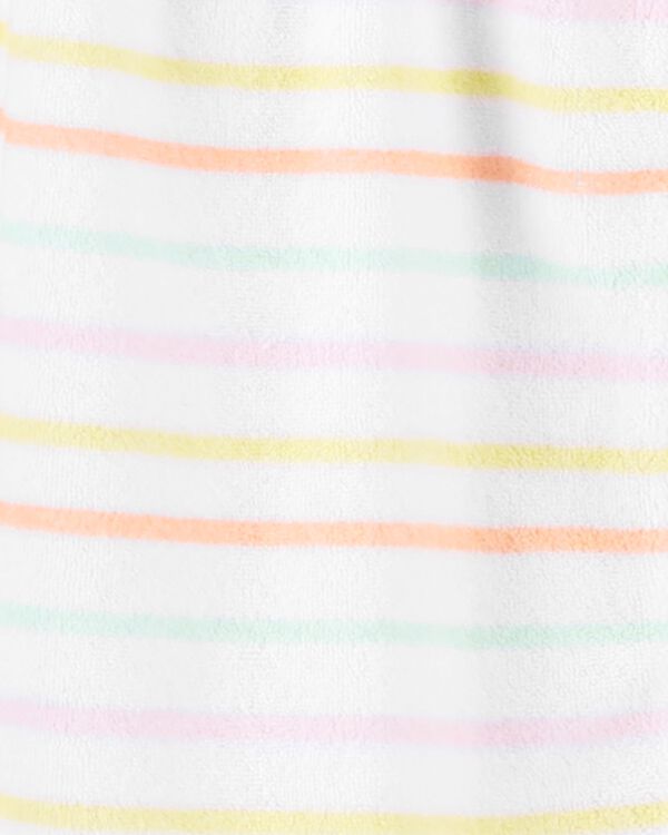 Multi Kid Striped Hooded Swim CoverUp