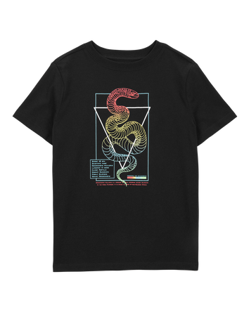 Kid Snake Short-Sleeve Graphic Tee - Black, 