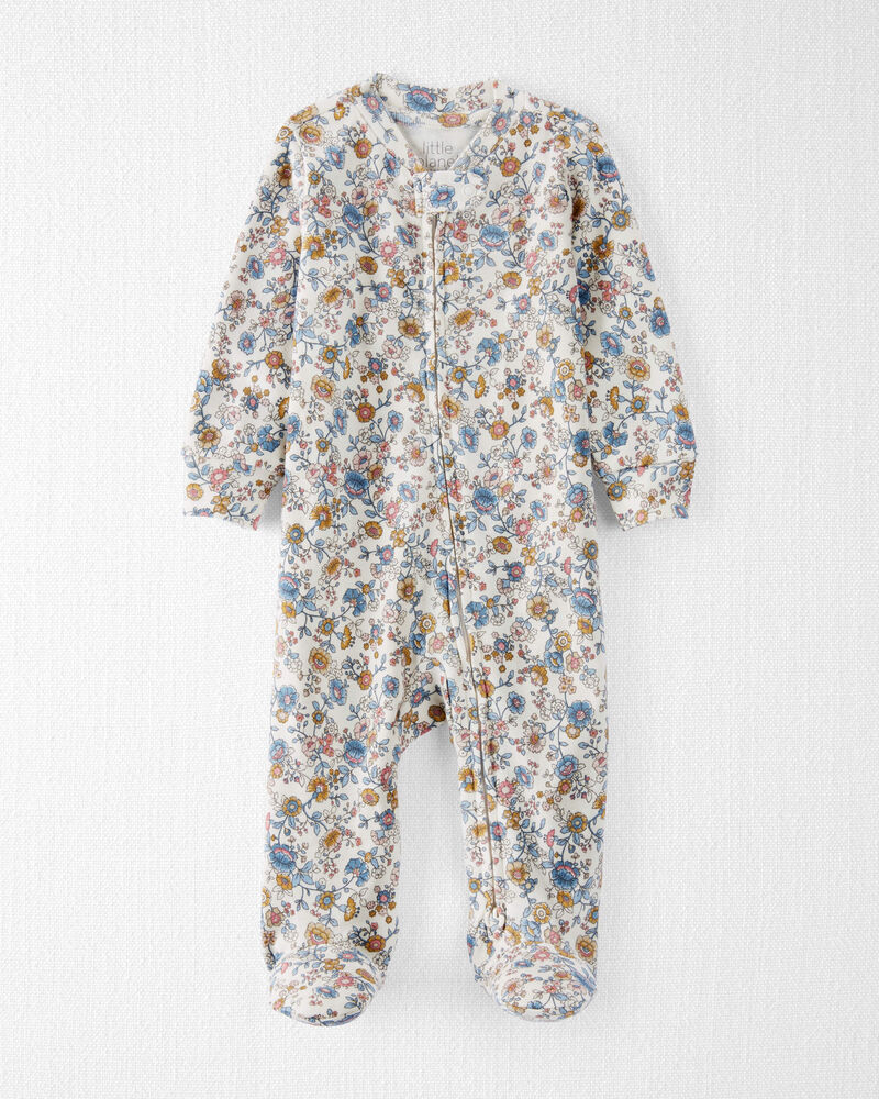 Baby Organic Cotton Sleep & Play Pajamas , image 1 of 4 slides
