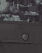 Kid Camo Print Fleece-Lined Midweight Utility Jacket
, image 3 of 3 slides