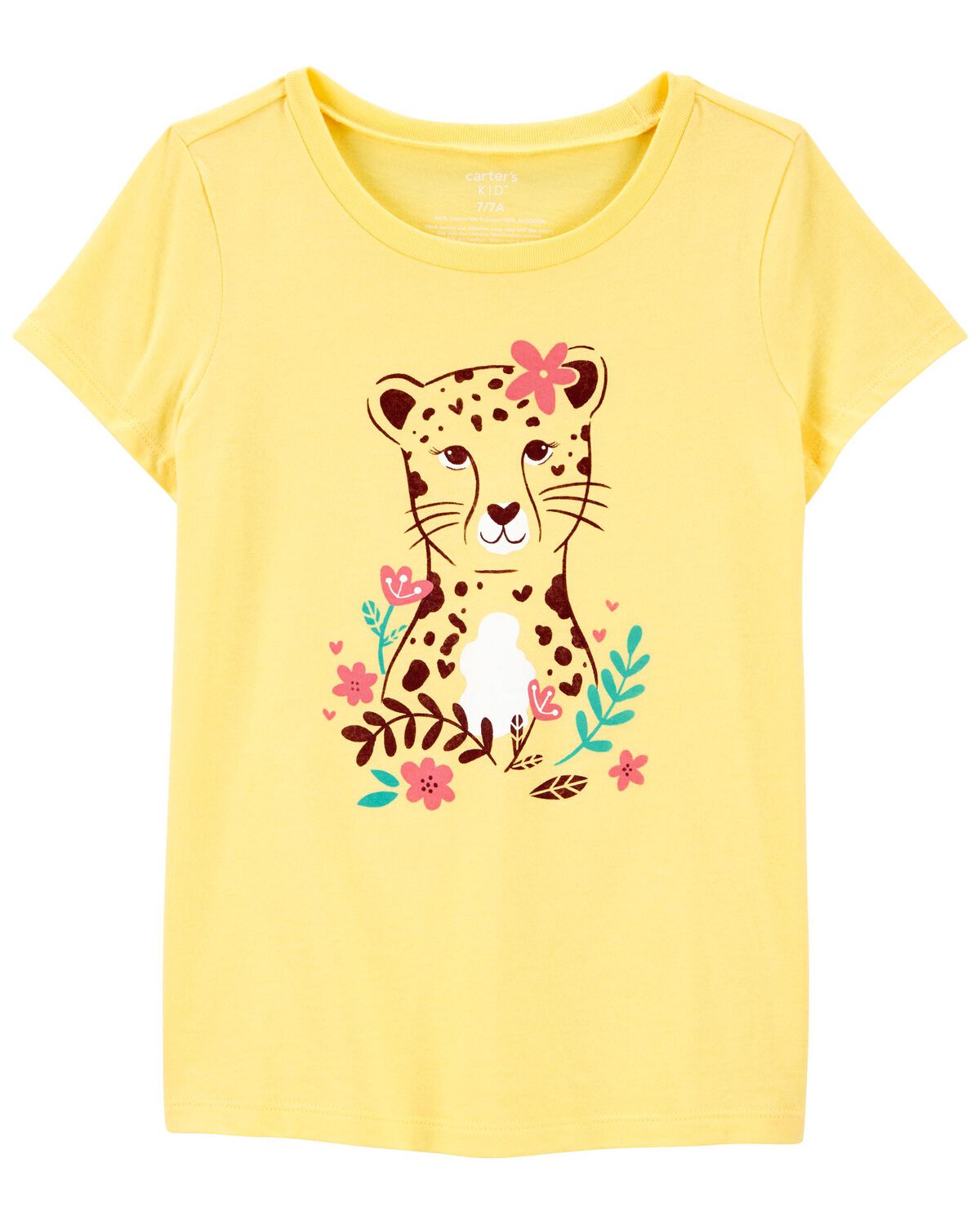Yellow Leopard Graphic Tee | carters.com