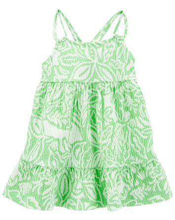 Baby Floral Gauze Tank Dress, 