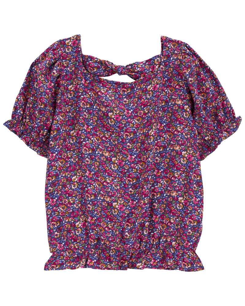 Kid Floral Viscose Top, image 1 of 4 slides