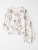 Vintage Floral Print - Baby Organic Cotton Pajamas Set