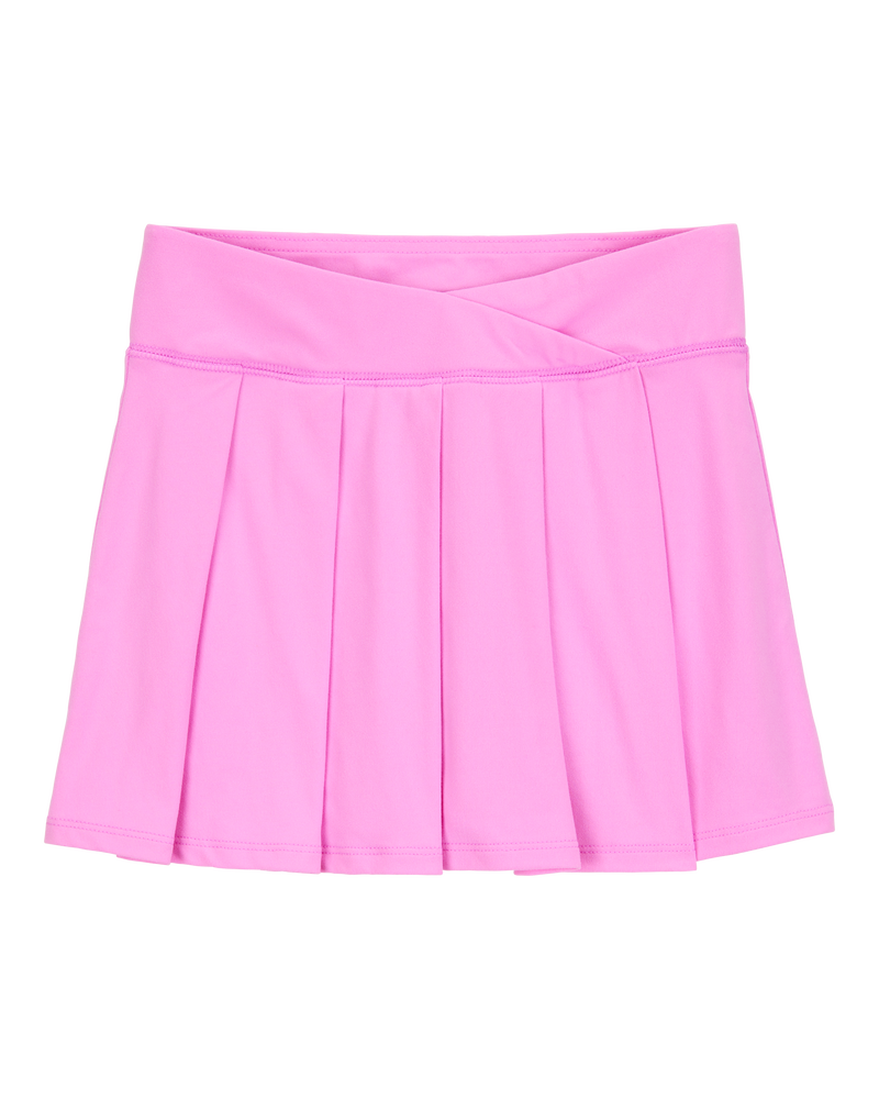 Girls Active Match Skort - Pink, image 1 of 5 slides