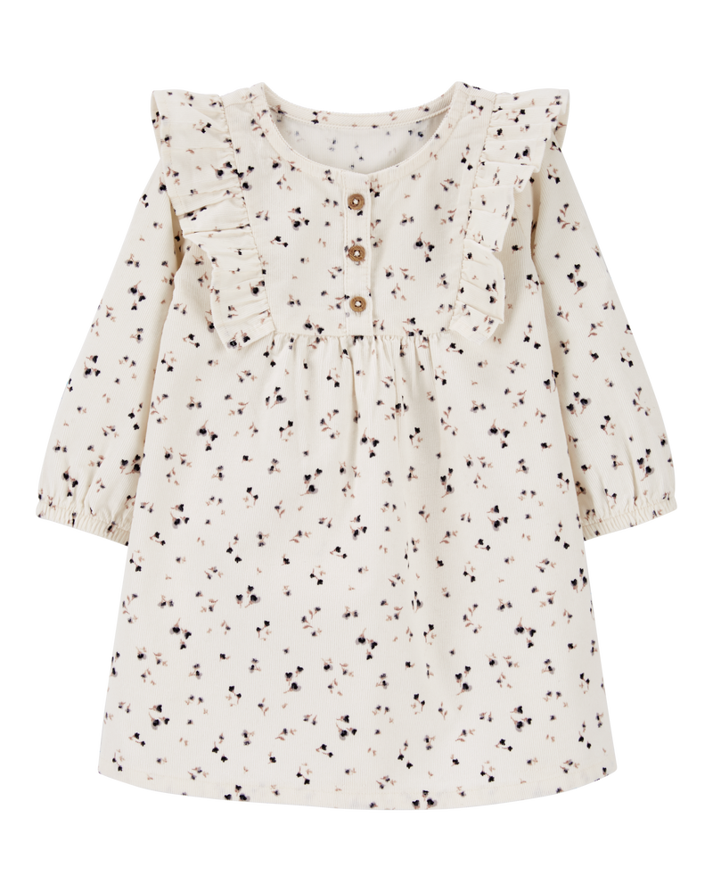 Baby Floral Corduroy Dress, image 1 of 5 slides