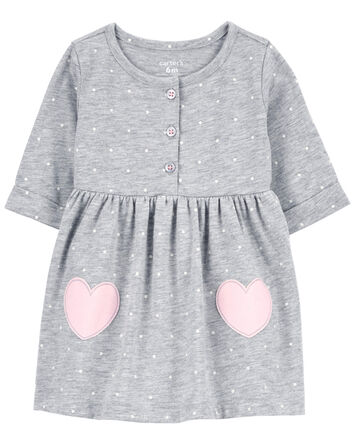 Heart Jersey Dress, 