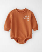 Baby Oh Hi Pumpkin Pie Organic Cotton French Terry Bubble, image 1 of 4 slides