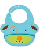 Zoo Fold & Go Silicone Bib, , hi-res