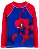 Kid Spider-Man Rashguard, image 1 of 2 slides