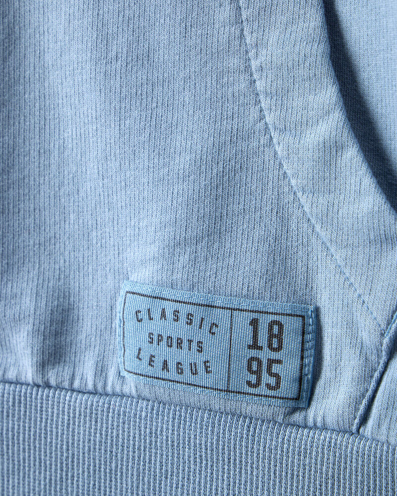 Boys French Terry Hoodie - Blue, image 2 of 4 slides