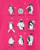 Kid 4-Piece Penguin & Hot Cocoa Pajamas, image 2 of 5 slides