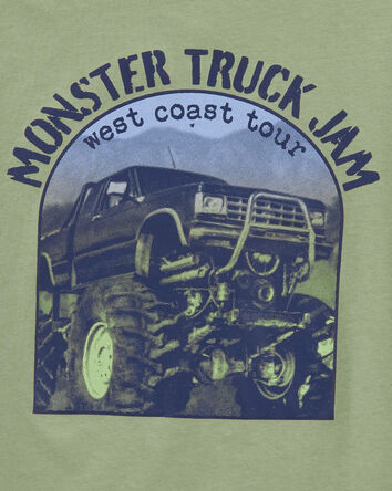 Kid Monster Truck Jam Graphic Tee, 
