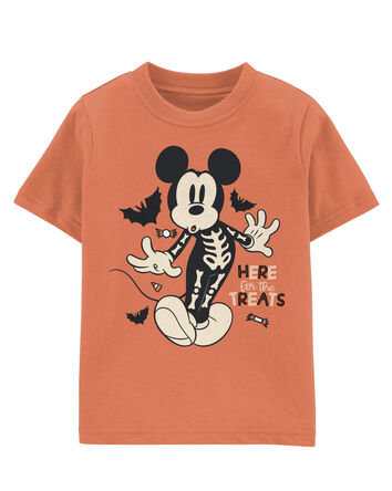 Toddler Glow In The Dark Mickey Mouse Halloween Tee, 