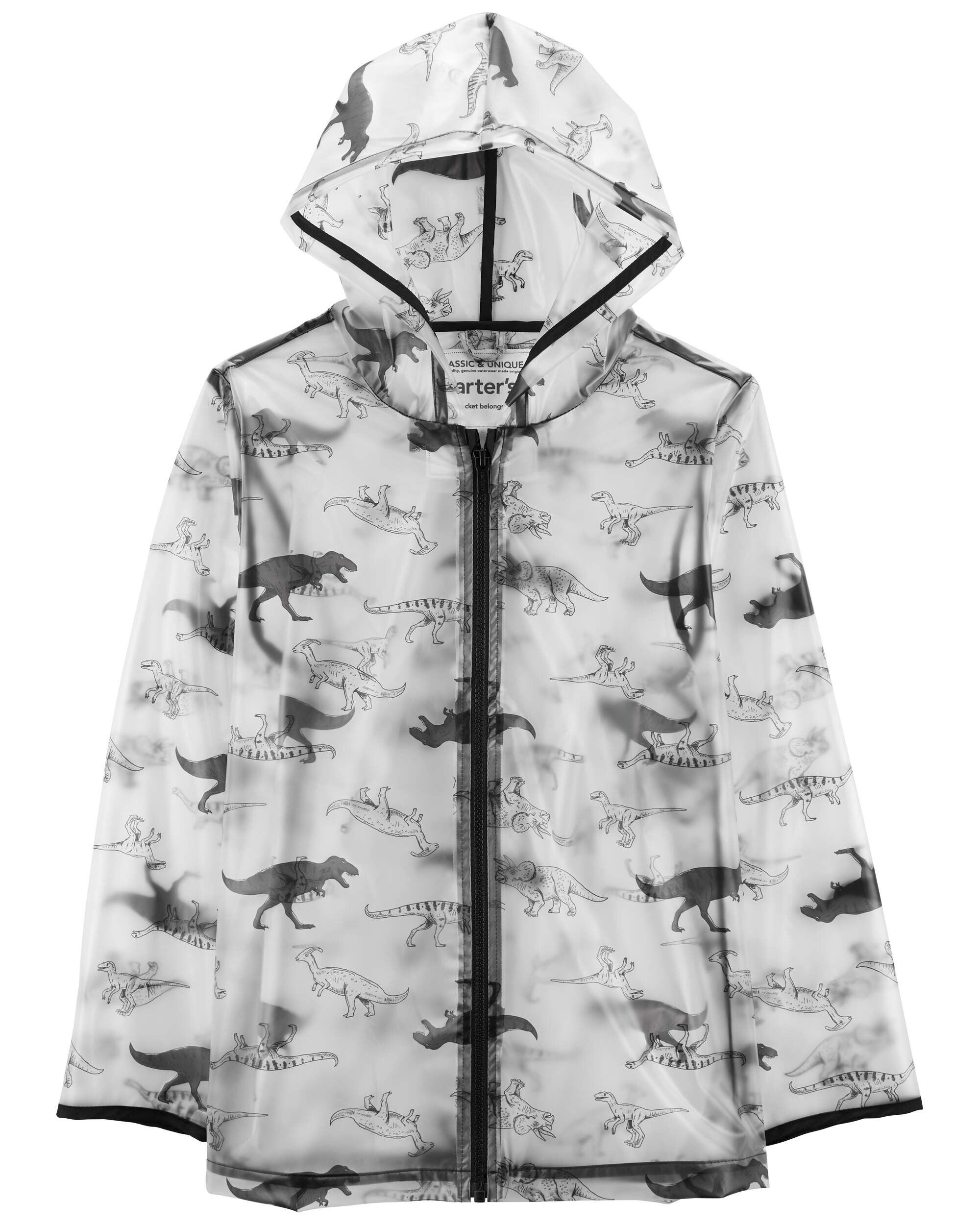 Kid Dinosaur Rain Jacket