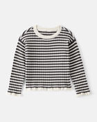 Toddler Girl Striped Long-Sleeve Sweater, image 1 of 3 slides