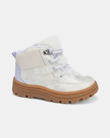 Toddler Fashion Boots -Cream, 