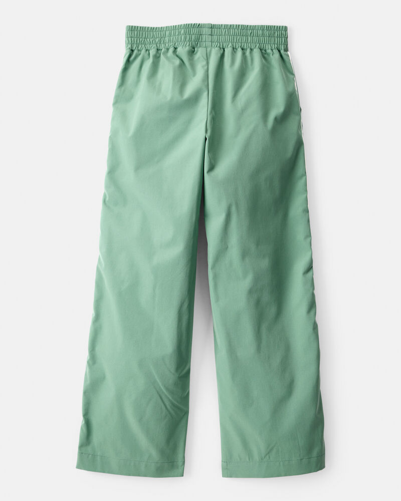 Girls Woven Active Pants - Green, image 2 of 5 slides