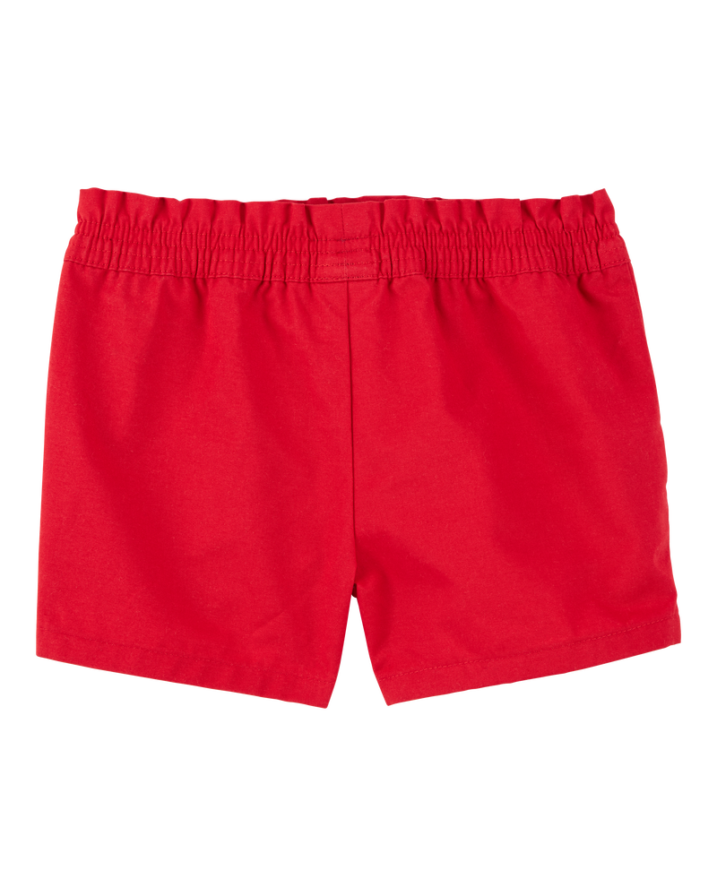 Toddler 2-Piece Sparkle & Shine 4th Of July Tee & Twill Bow Shorts Set - Navy/Red, image 6 of 9 slides