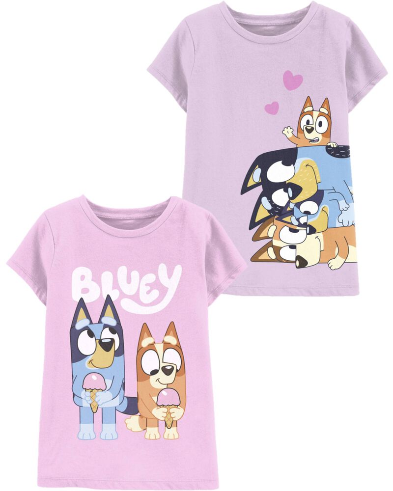 Toddler 2-Pack Bluey Tees, image 1 of 5 slides