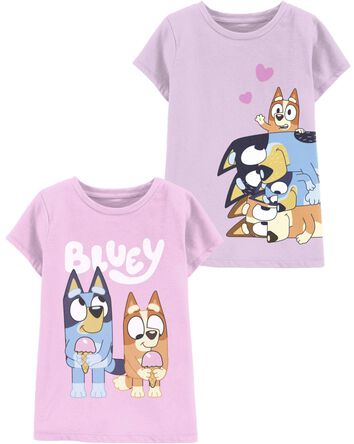 Toddler 2-Pack Bluey Tees, 