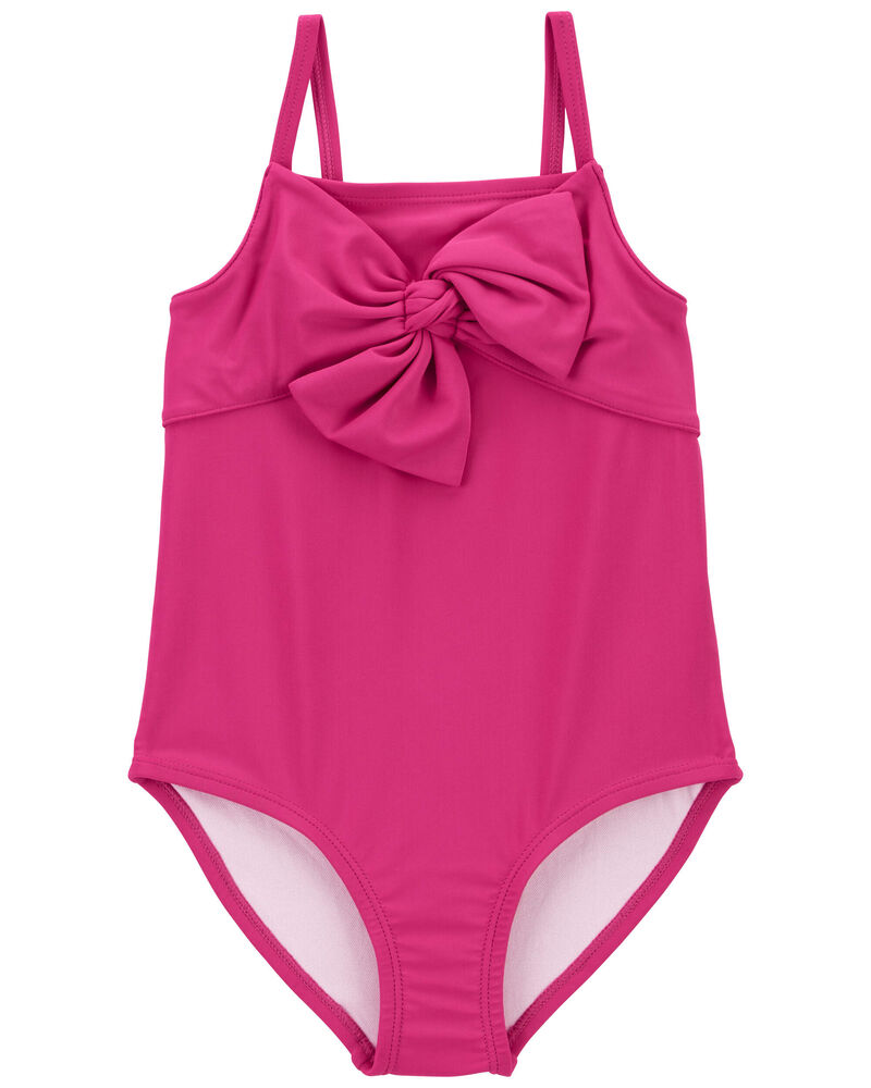 Toddler Bow 1-Piece Swimsuit, image 1 of 3 slides
