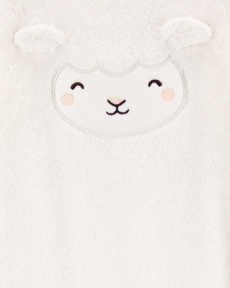Baby Sheep Fuzzy Jumpsuit, image 2 of 3 slides