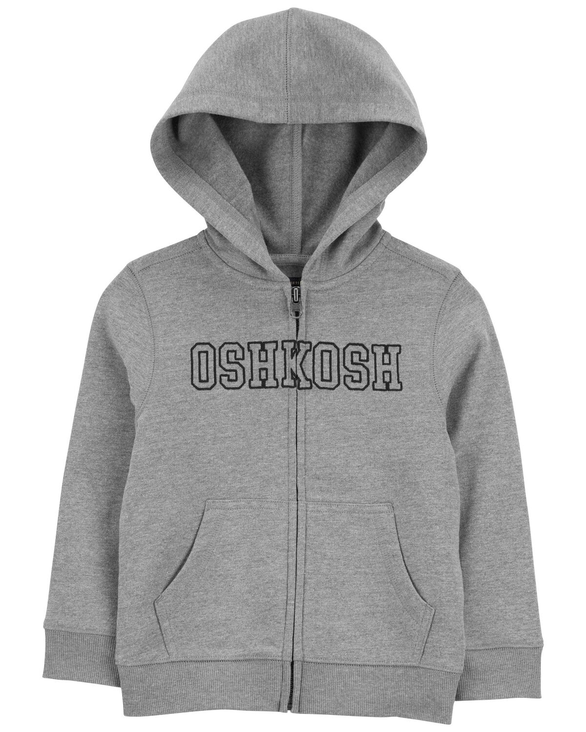 Heather Grey Baby OshKosh Logo Zip Jacket