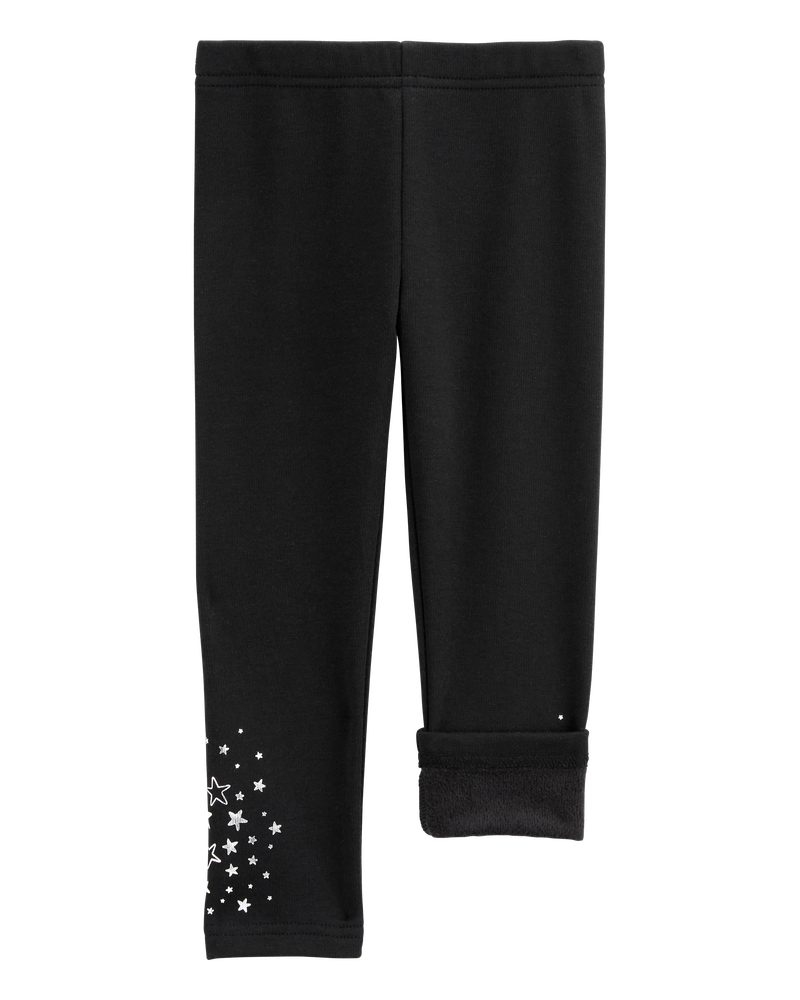 Toddler Star Cozy Fleece Leggings, image 4 of 8 slides
