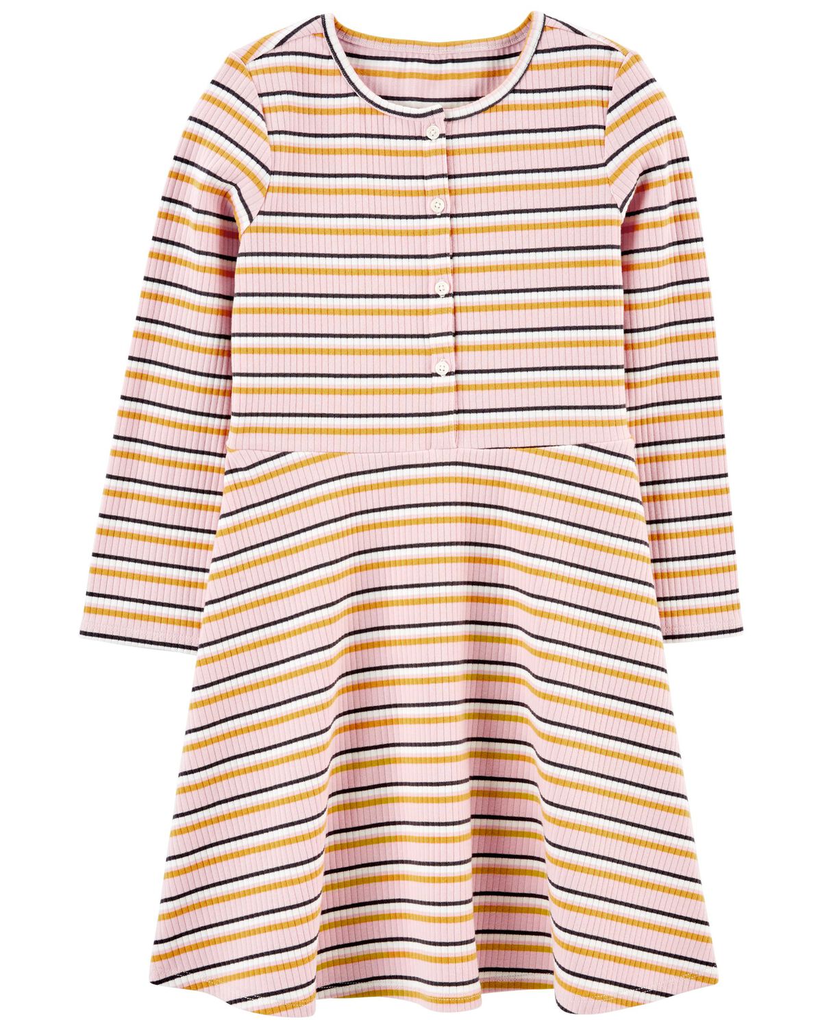 Multi Kid Striped Shift Dress