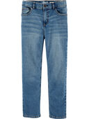 Natural Indigo Wash - Kid Medium Blue Wash Straight-Leg Jeans