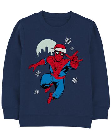 Kid Spider-Man Christmas Pullover, 