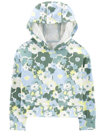 Kid Floral Active Pullover Hoodie, 