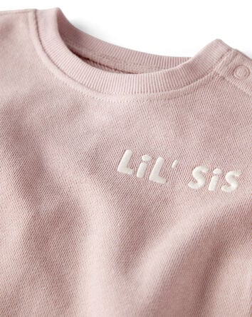 Baby Organic Cotton Lil' Sis Bubble , 