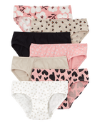 Toddler 7-Pack Heart Floral Hipster Stretch Cotton Undies, image 1 of 4 slides