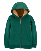 Kid Zip-Up Fleece Hoodie, image 1 of 4 slides