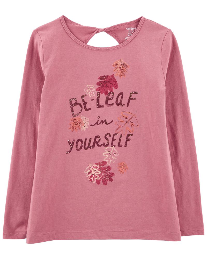 Kid Be-Leaf In Yourself Graphic Tee, image 1 of 4 slides
