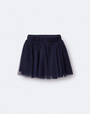 Toddler Girl Avenue Twirl&trade; Mini Skirt with Tulle - Navy, 