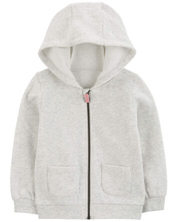 Zip-Up Fleece Hoodie, 