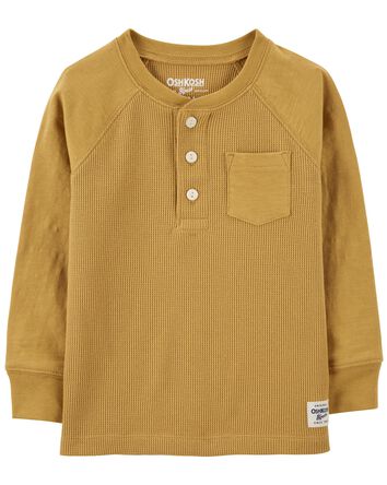 Toddler Pocket Henley, 