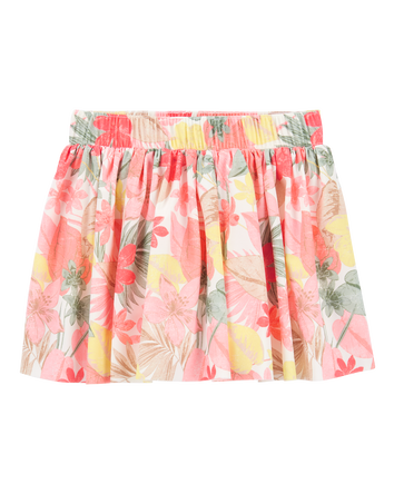 Kid Floral Stretch Skort, 