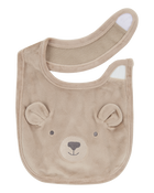 Baby 3-Piece Bear Booties & Bib Set, image 2 of 3 slides