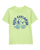 Toddler Boy Dino Explorer Graphic Tee - Green, image 1 of 3 slides