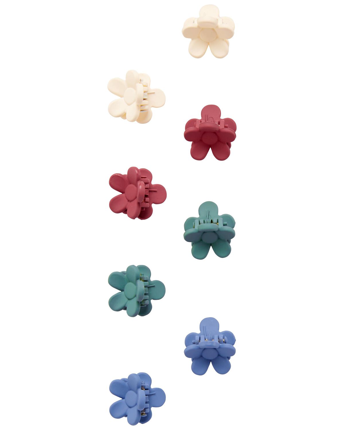 Multi Toddler 8Pack Hair Clips