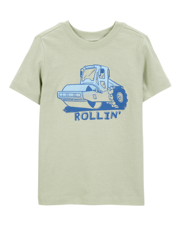 Toddler Boy Tractor Rollin' Short-Sleeve Graphic Tee - Olive, 